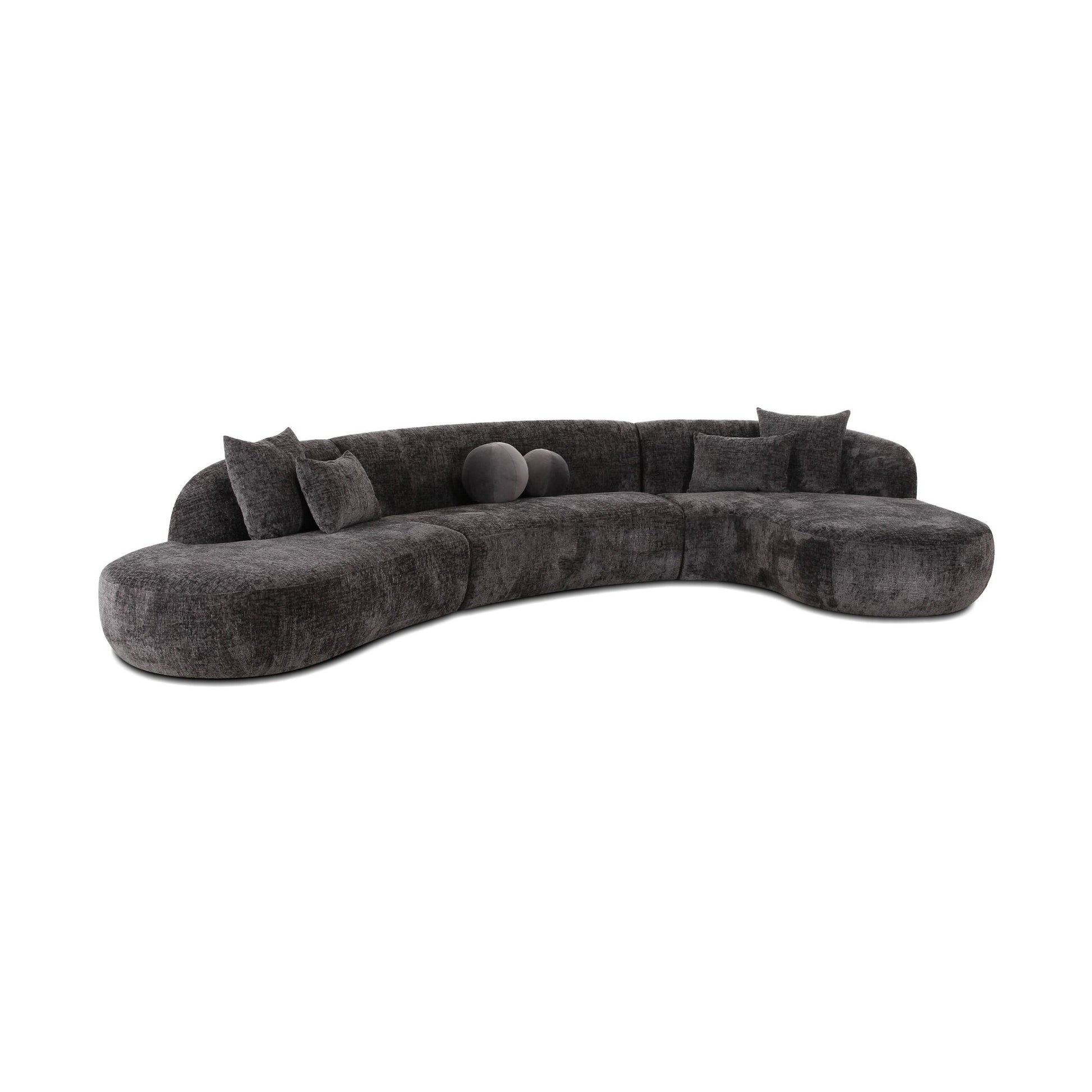 Swoop Sectional Chaise Facing Right 3-Piece by Mobital - image 1