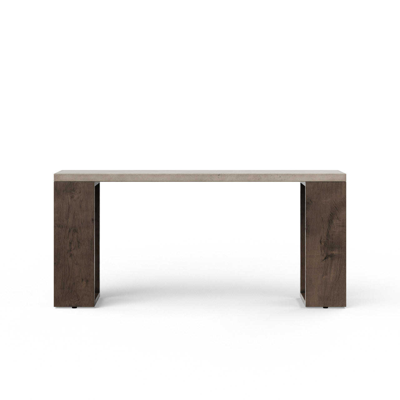 Mixx - Heritage Console - Heritage Brown Frame - Dark Grey Top
