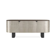 Gustav Charcoal Leaf Entertainment Console 82" by Caracole