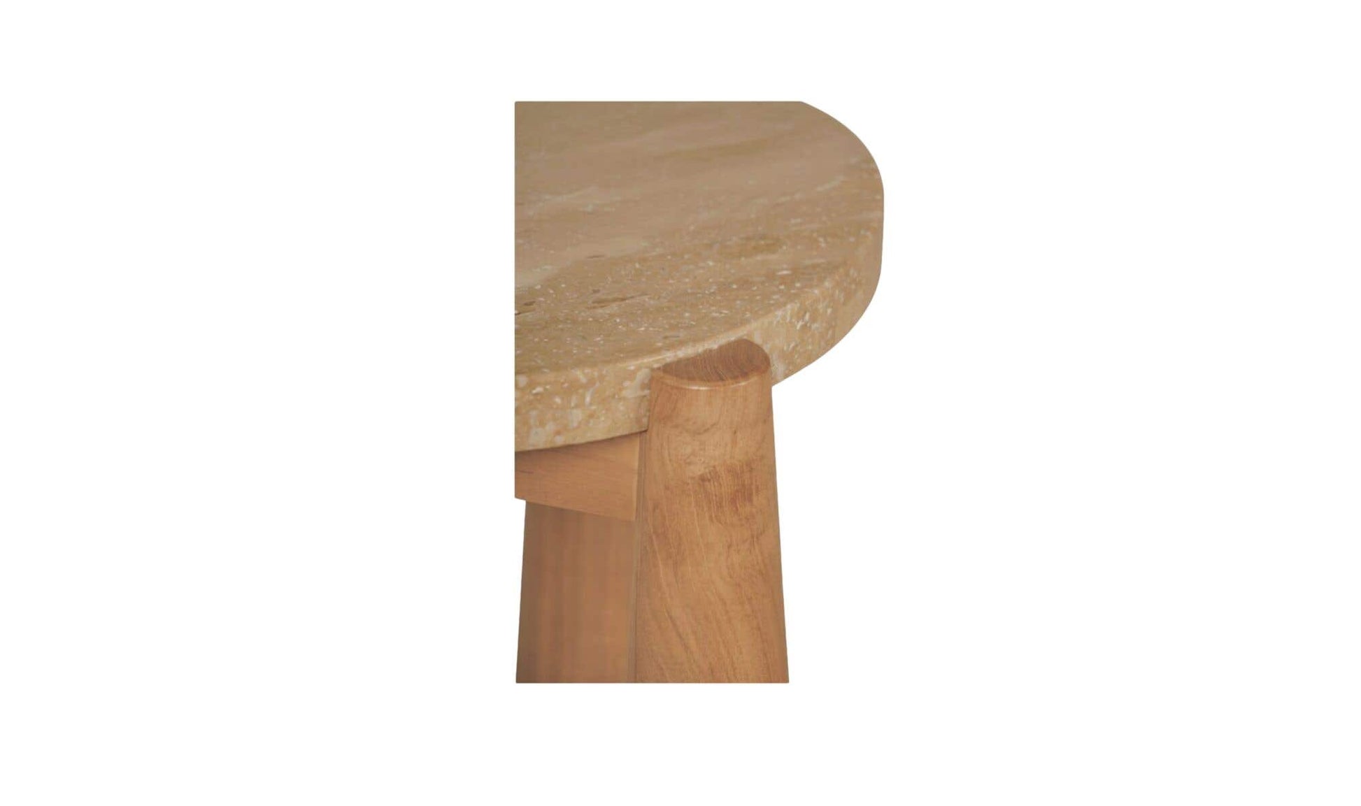 Pax Outdoor Side Table Natural by Moe's Home Collection - view 8