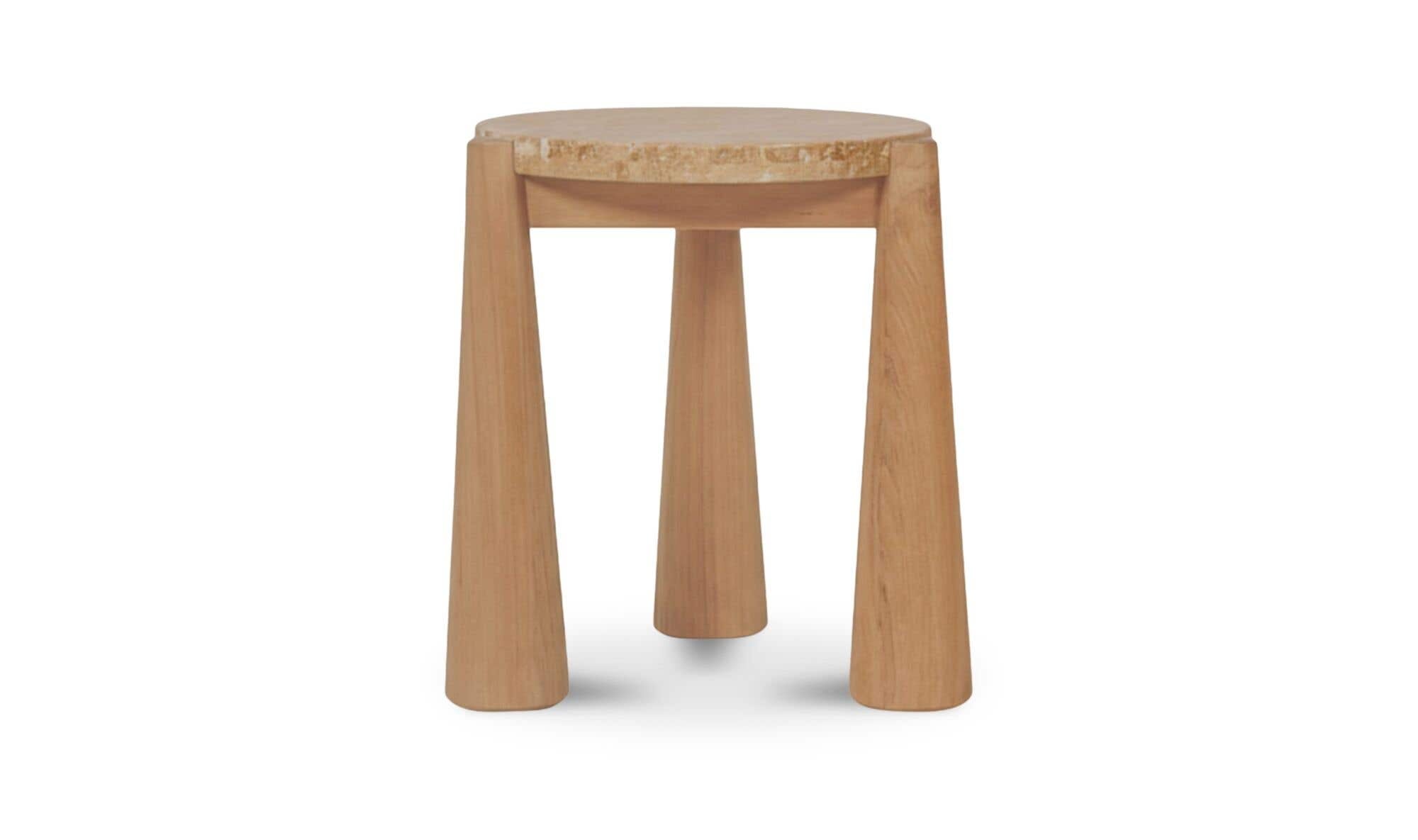 Pax Outdoor Side Table Natural by Moe's Home Collection - view 5