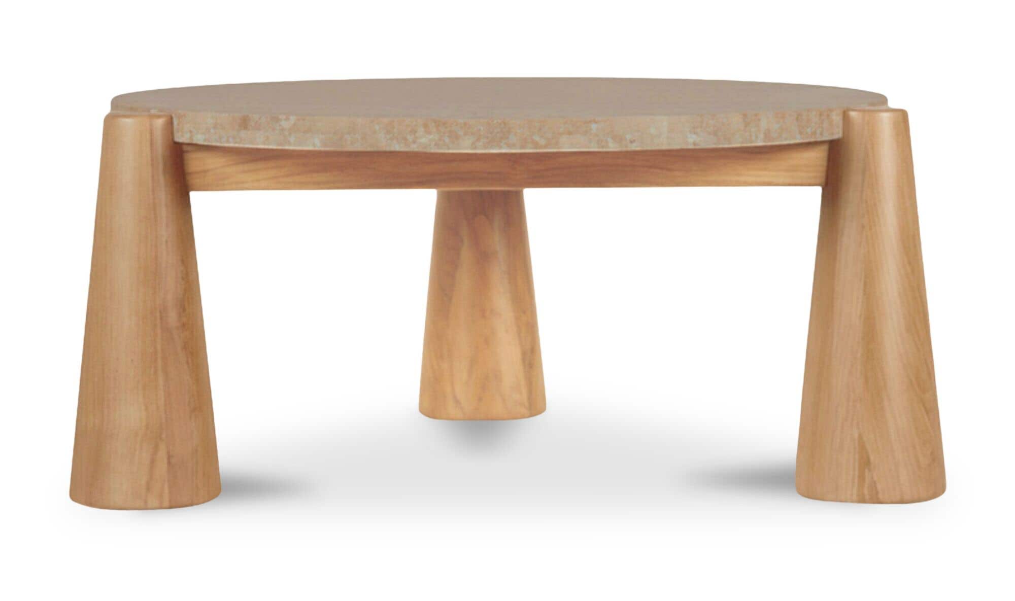 Pax Outdoor Coffee Table Natural by Moe's Home Collection - view 5