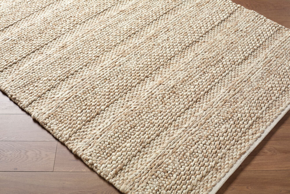 Tahoe II Brown/Tan Handmade Rug - corner