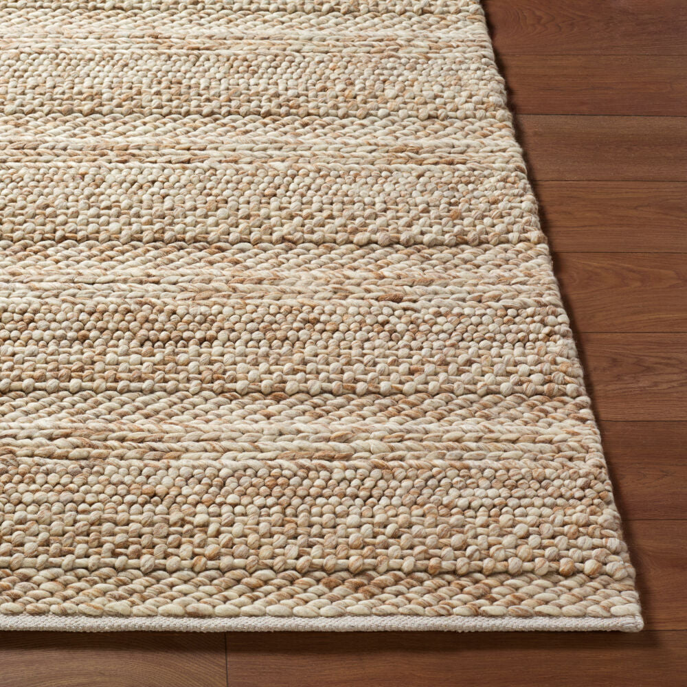 Tahoe II Brown/Tan Handmade Rug - front