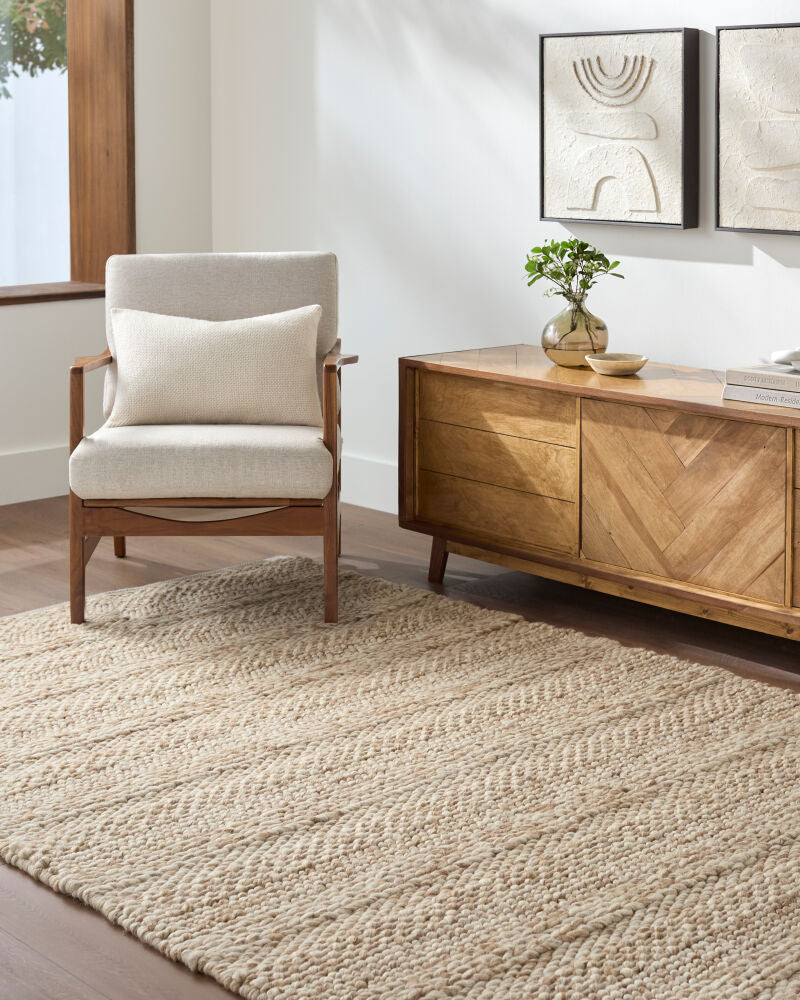 Tahoe II Brown/Tan Handmade Rug - roomscene