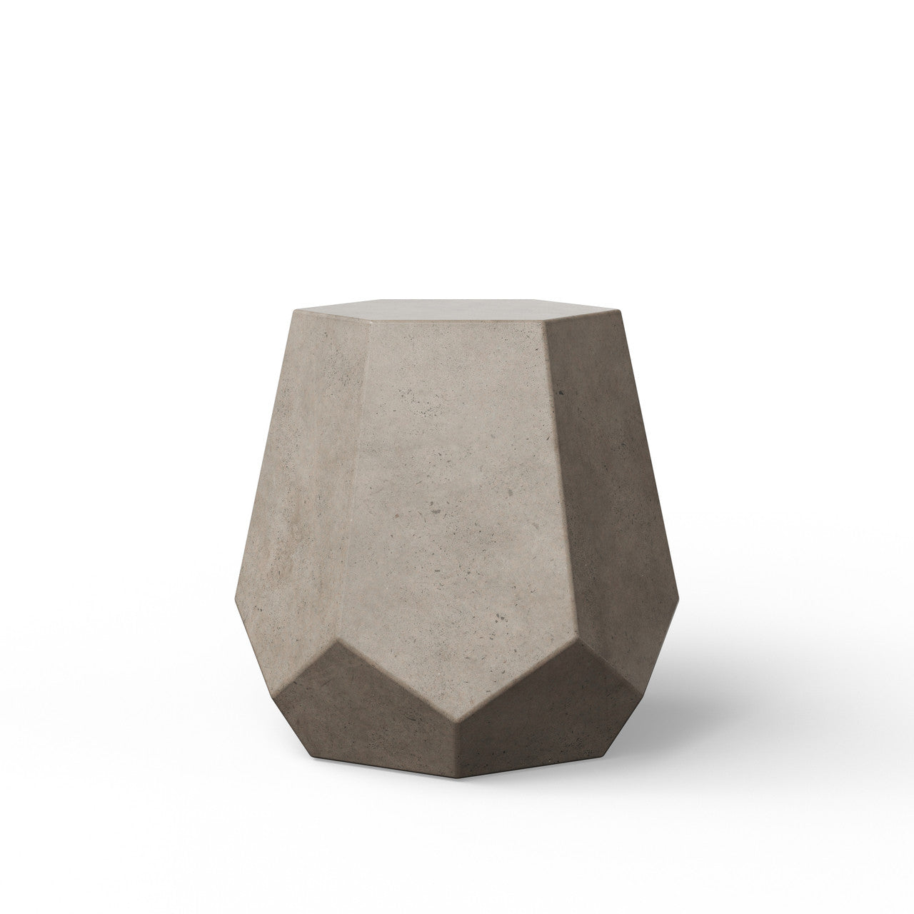 Mixx - Faceted Stool - Dark Grey