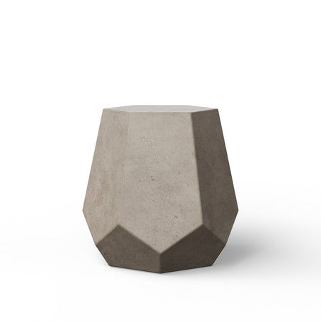 Mixx Faceted Stool - Dark Grey