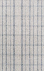 Tartan Gray/Oatmeal Handmade Rug - 2' x 3'