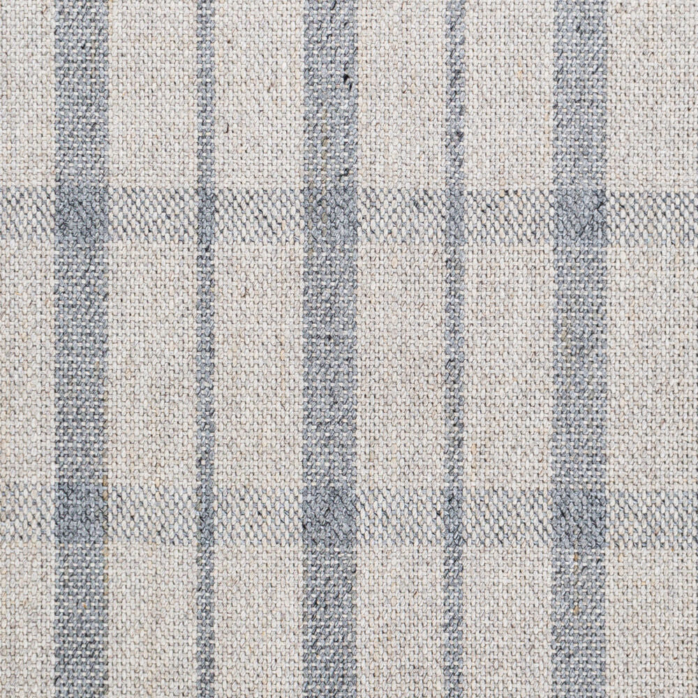 Tartan Gray/Oatmeal Handmade Rug - swatch
