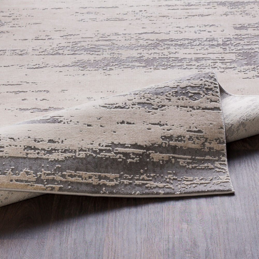 Tibetan Beige/Tan Machine Woven Rug TBT-2304 - fold