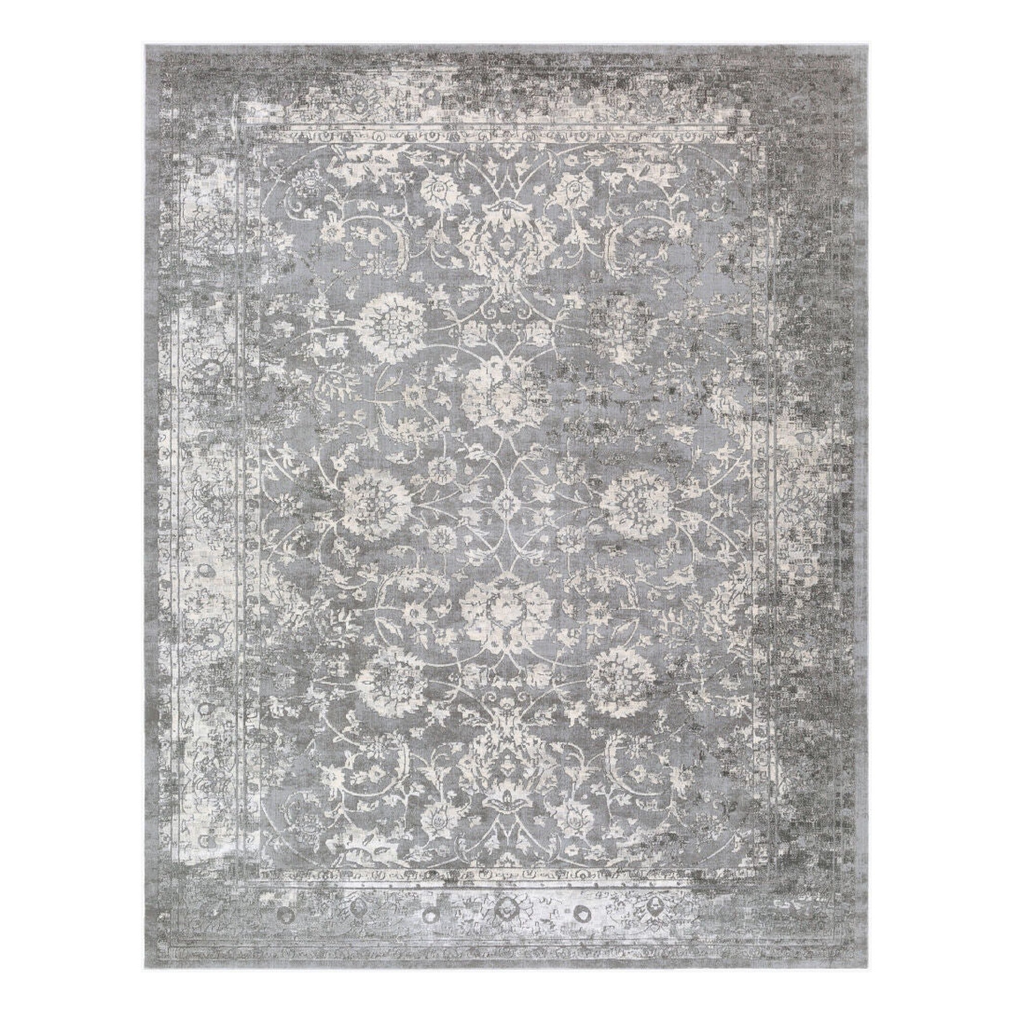 Tibetan Charcoal/Medium Gray Machine Woven Rug TBT-2309 - 2'7" x 10'