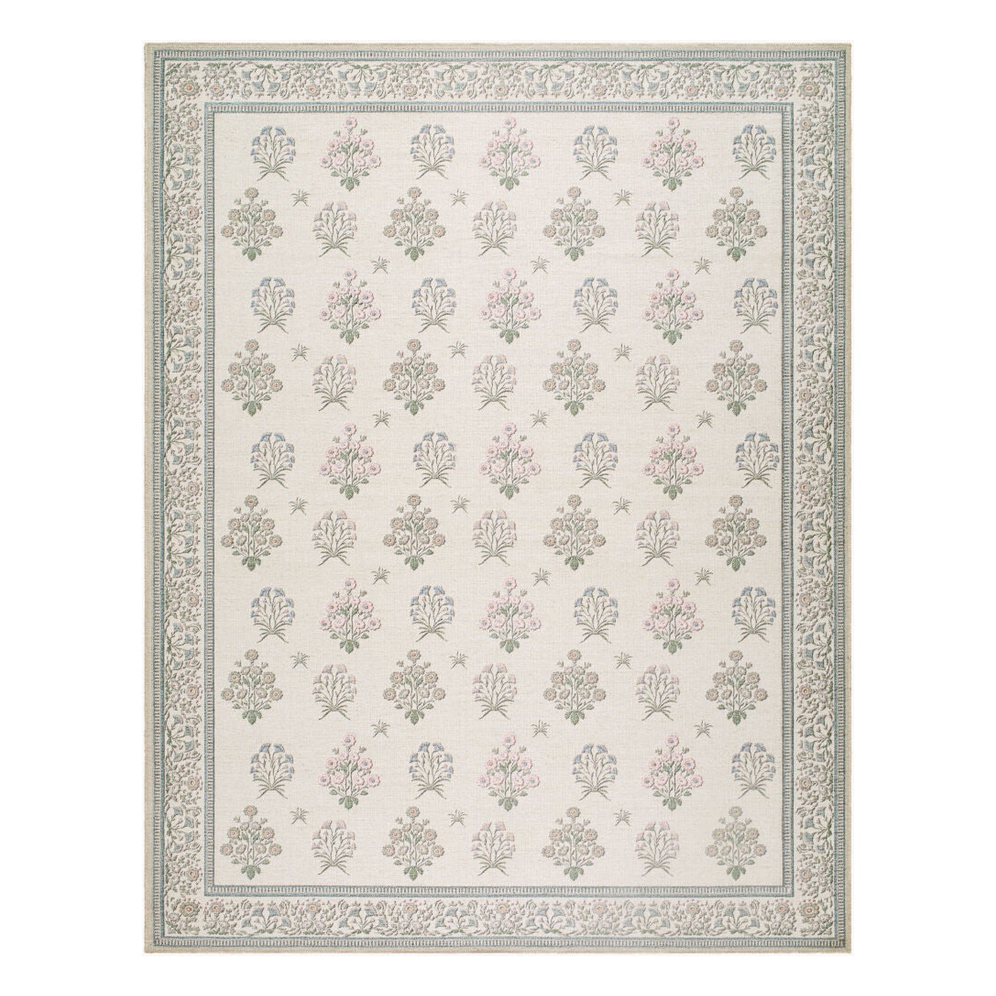 Thistle Camel/Purple Machine Woven Rug - 2' x 2'11"