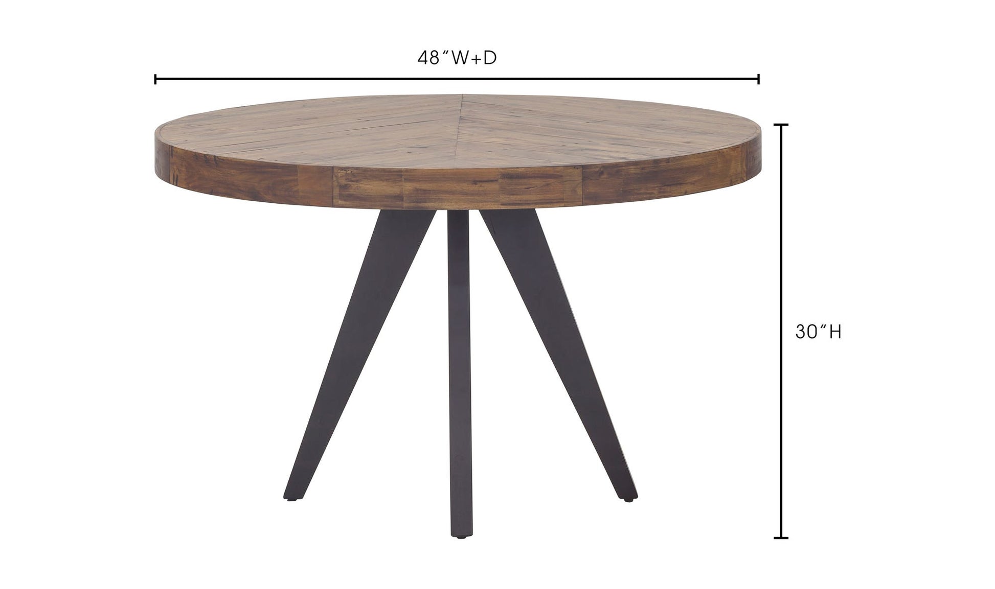 Parq Round Dining Table Amber by Moe's Home Collection - view 20