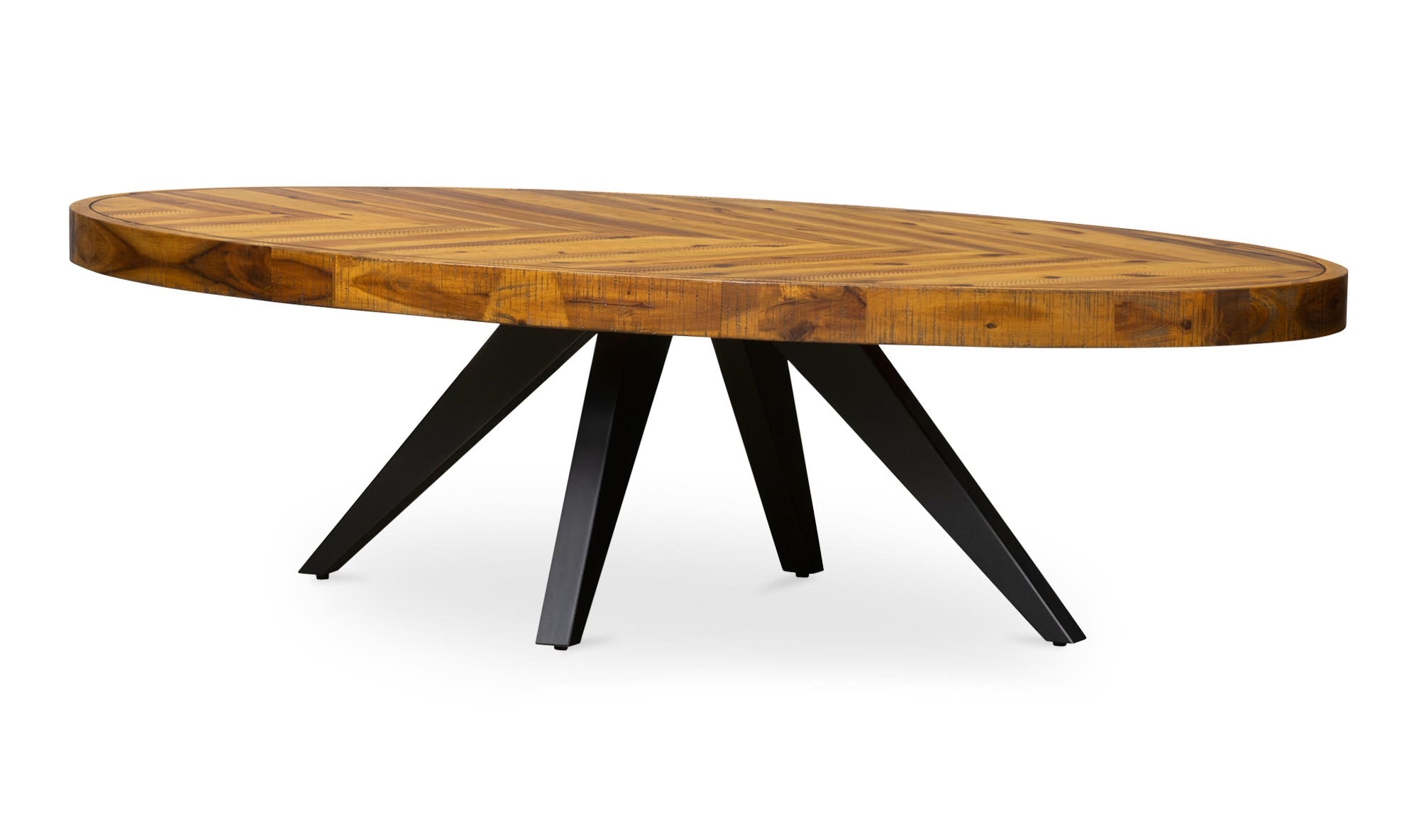 Parq Oval Coffee Table Amber by Moe's Home Collection - view 20
