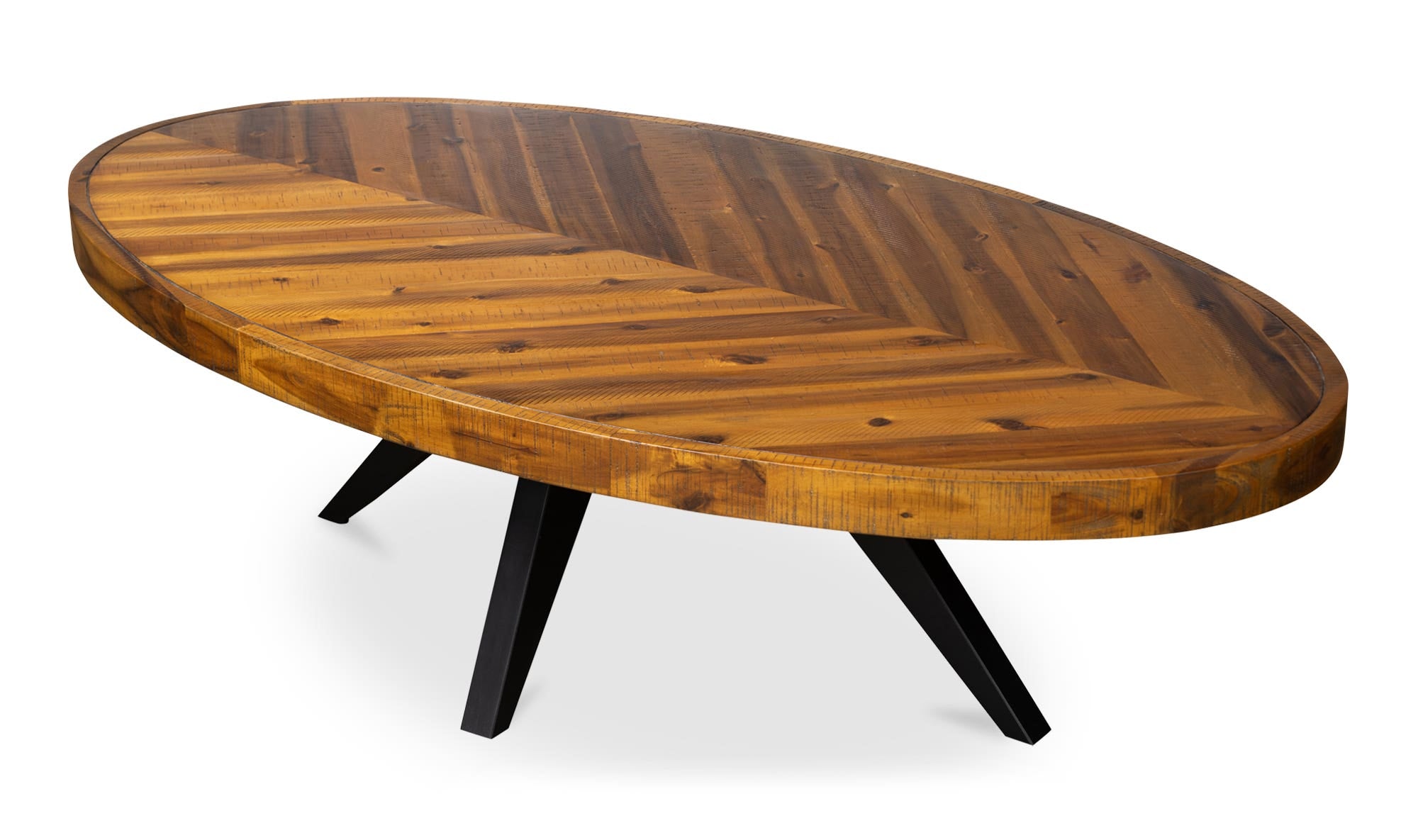 Parq Oval Coffee Table Amber by Moe's Home Collection - view 21
