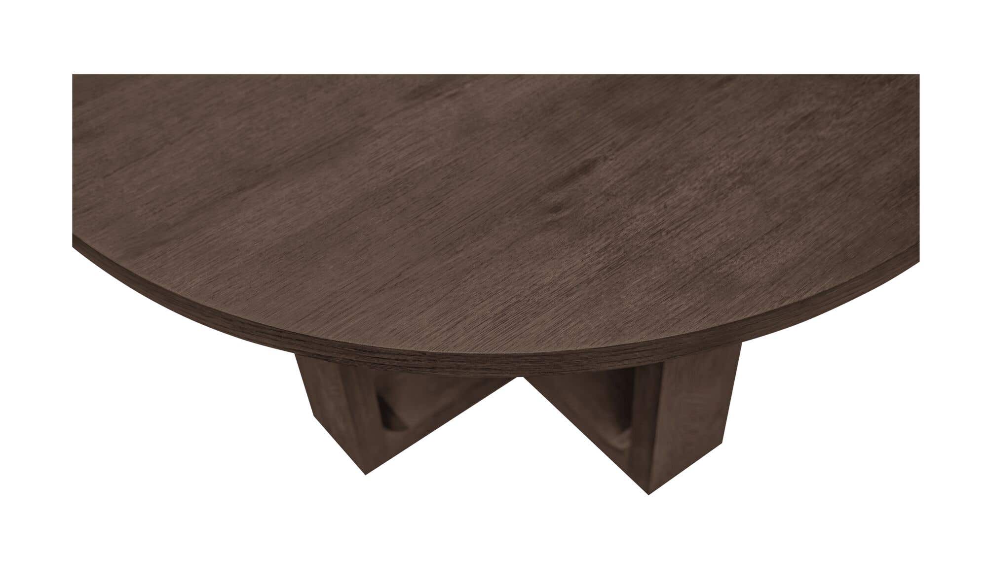 Hayes Dining Table Rustic Brown by Moe's Home Collection - view 7
