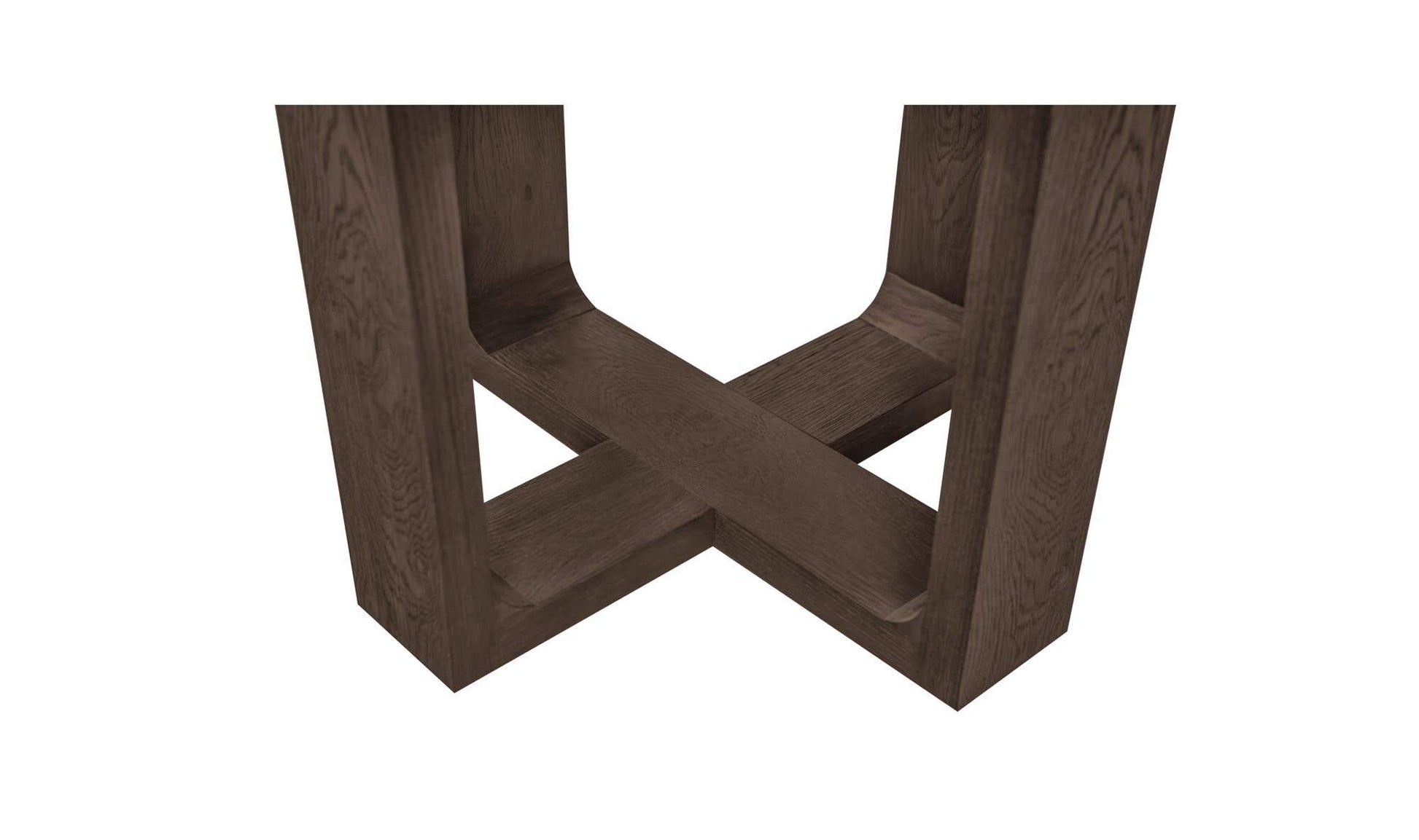 Hayes Dining Table Rustic Brown by Moe's Home Collection - view 8