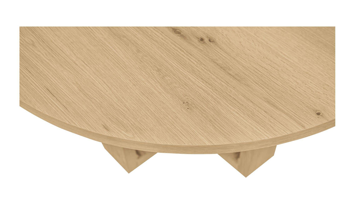 Hayes Dining Table Rustic Oak by Moe's Home Collection - view 6