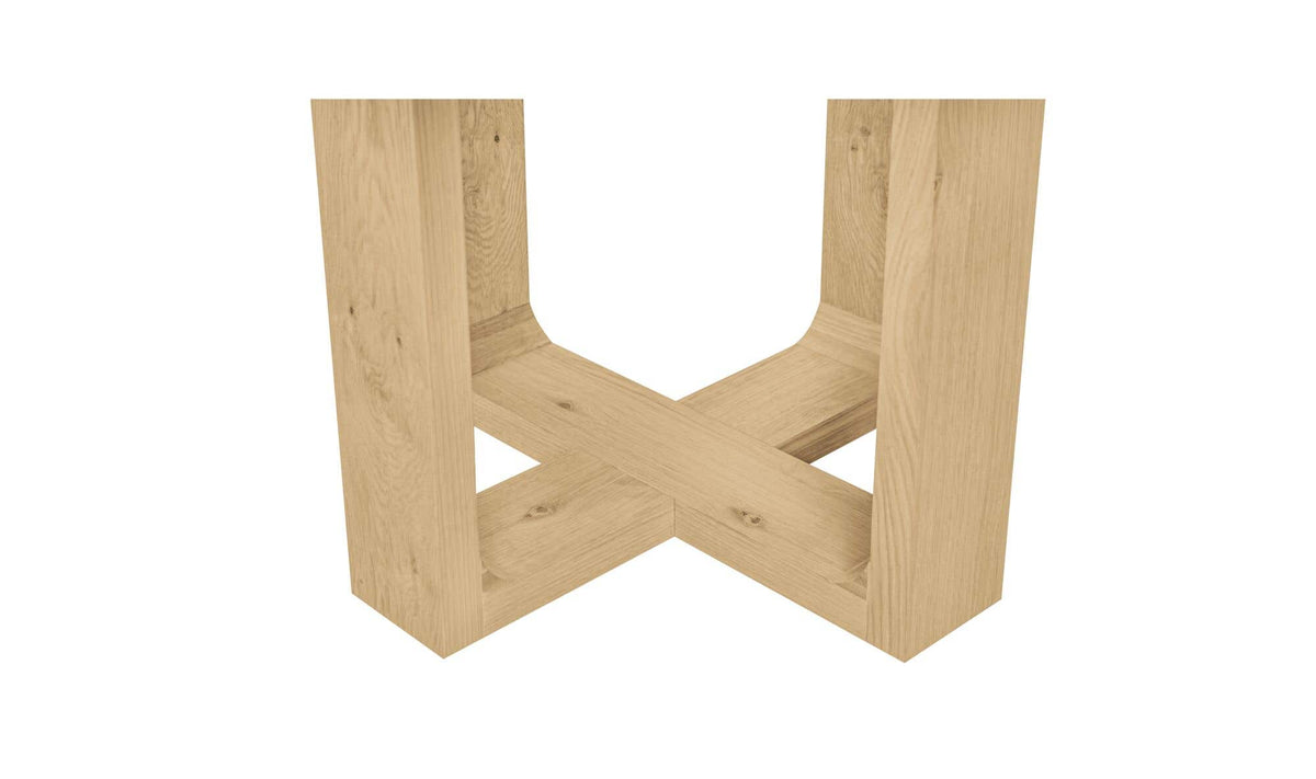 Hayes Dining Table Rustic Oak by Moe's Home Collection - view 7