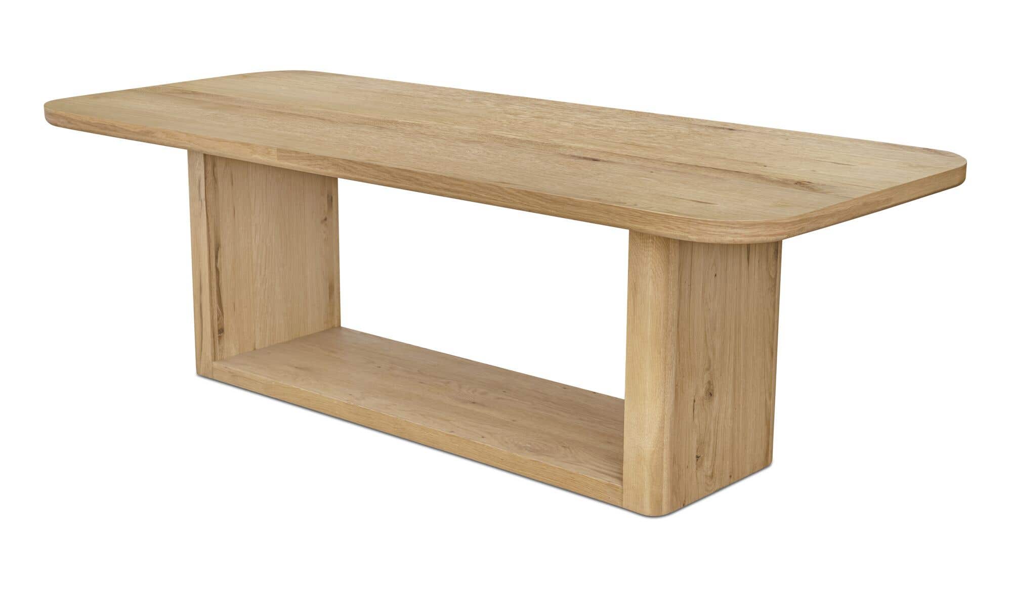 Blake Dining Table Rustic Oak by Moe's Home Collection - view 6