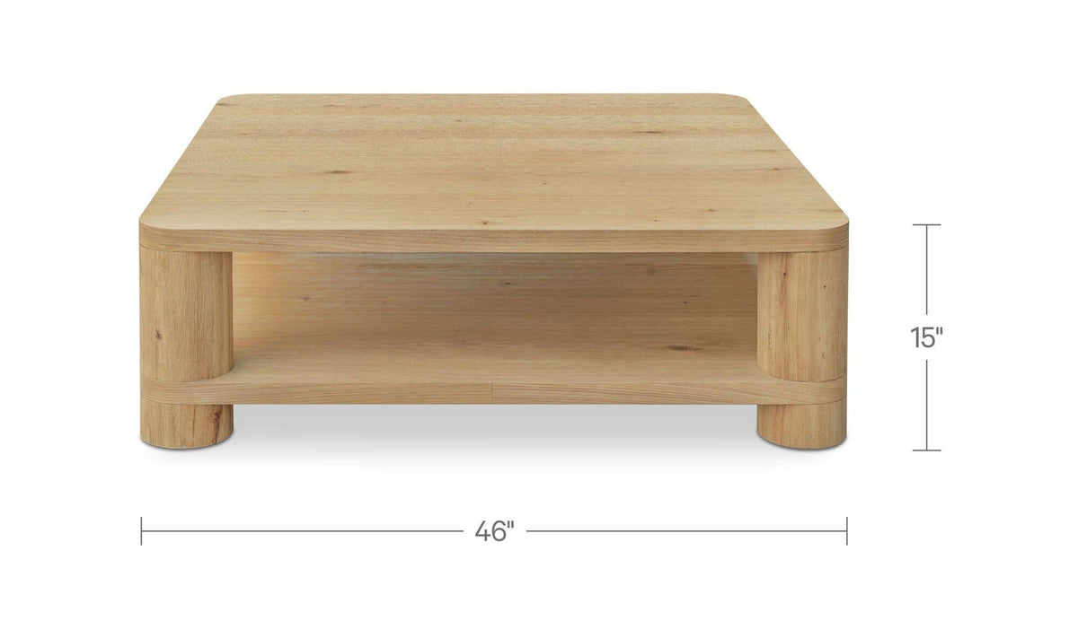 Murray Coffee Table Natural by Moe's Home Collection - view 9