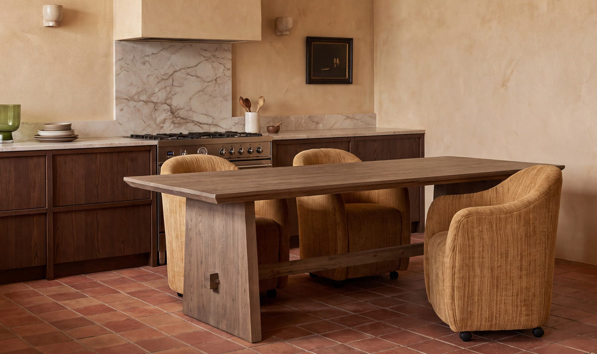 Esther Dining Table Brown by Moe's Home Collection - view 3