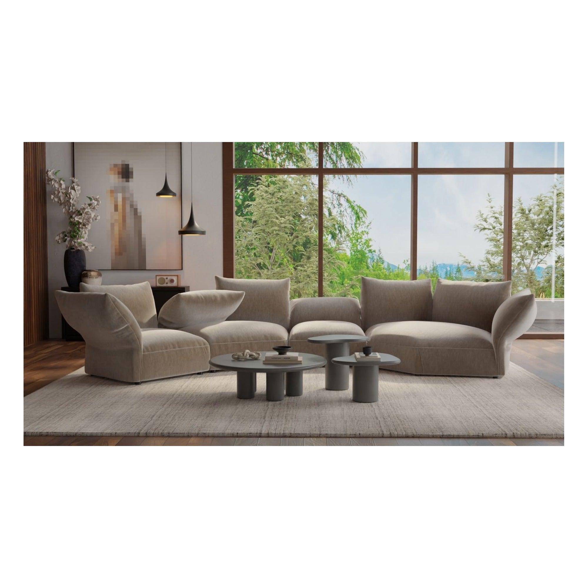 Tobago Sectional Chaise Facing Left by Mobital - image 4
