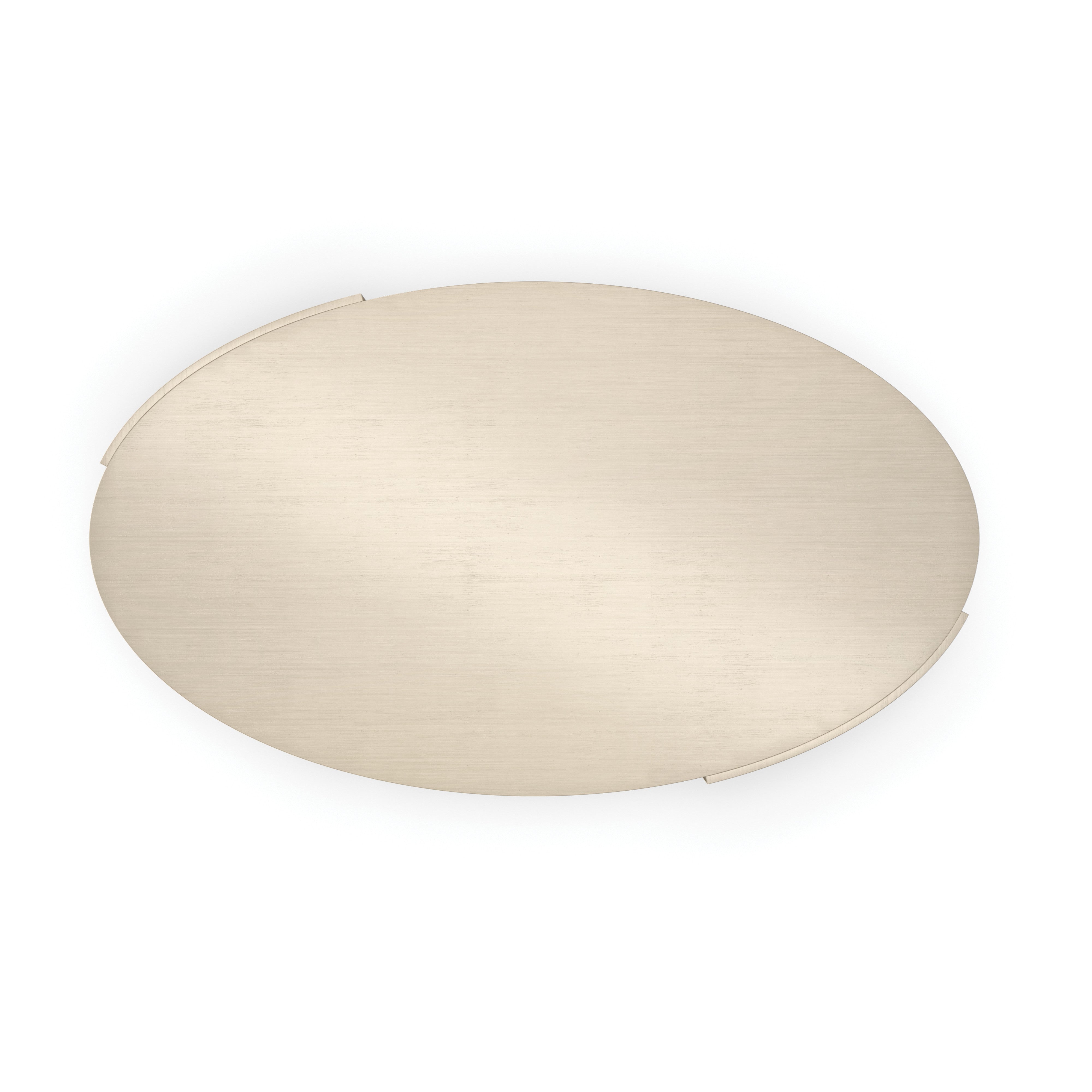 Da Vita Cocktail Table Smoked Stainless Paint 69" by Caracole - view 5