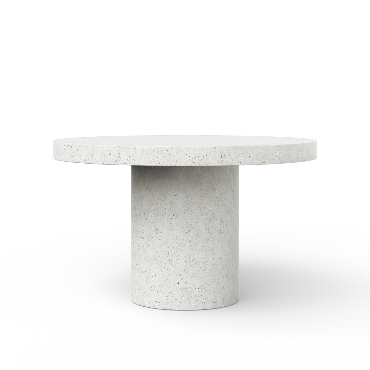 Mixx - Circa - Counter Height Dining Table - 60"Dia. - Ivory Terrazzo
