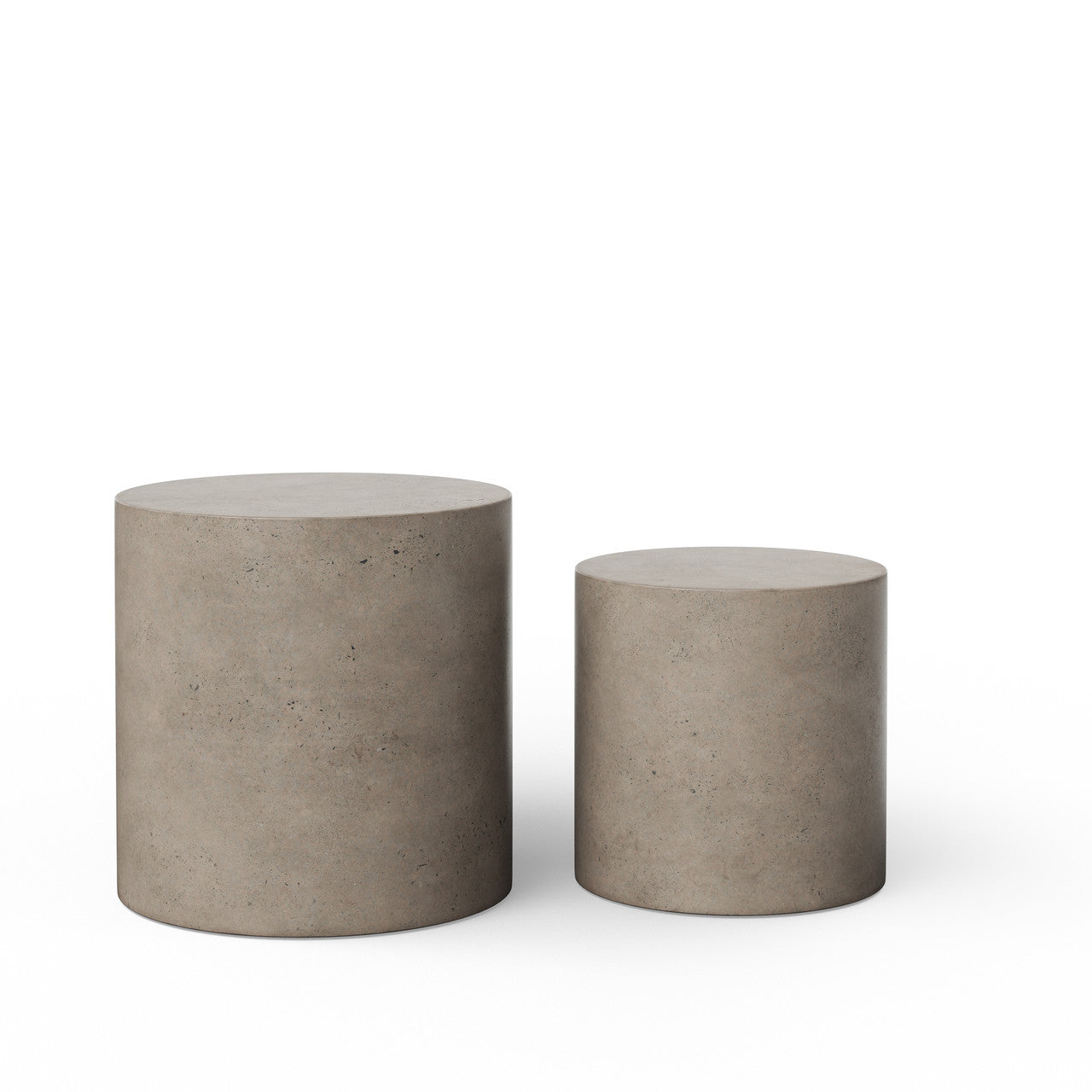 Mixx - Una Pedestal - Set of 2 - Dark Grey