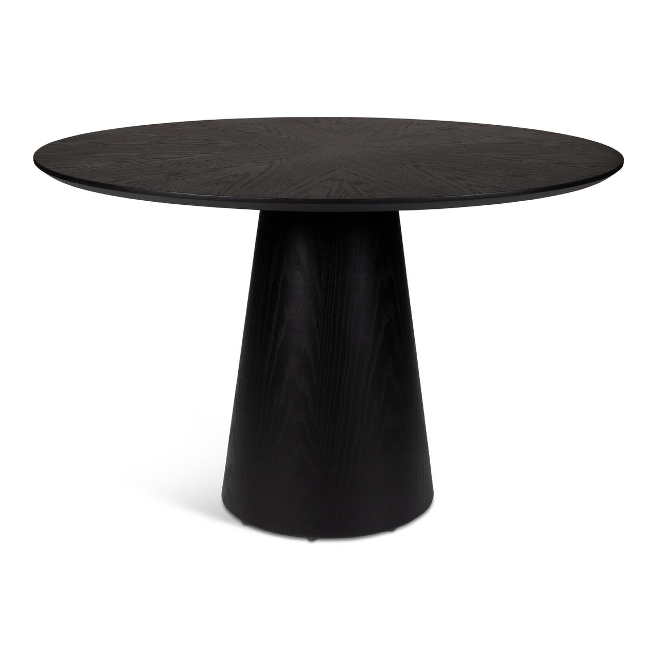 Modern Brazilian - Mona - Wooden Top Round Dining Table - Ebano