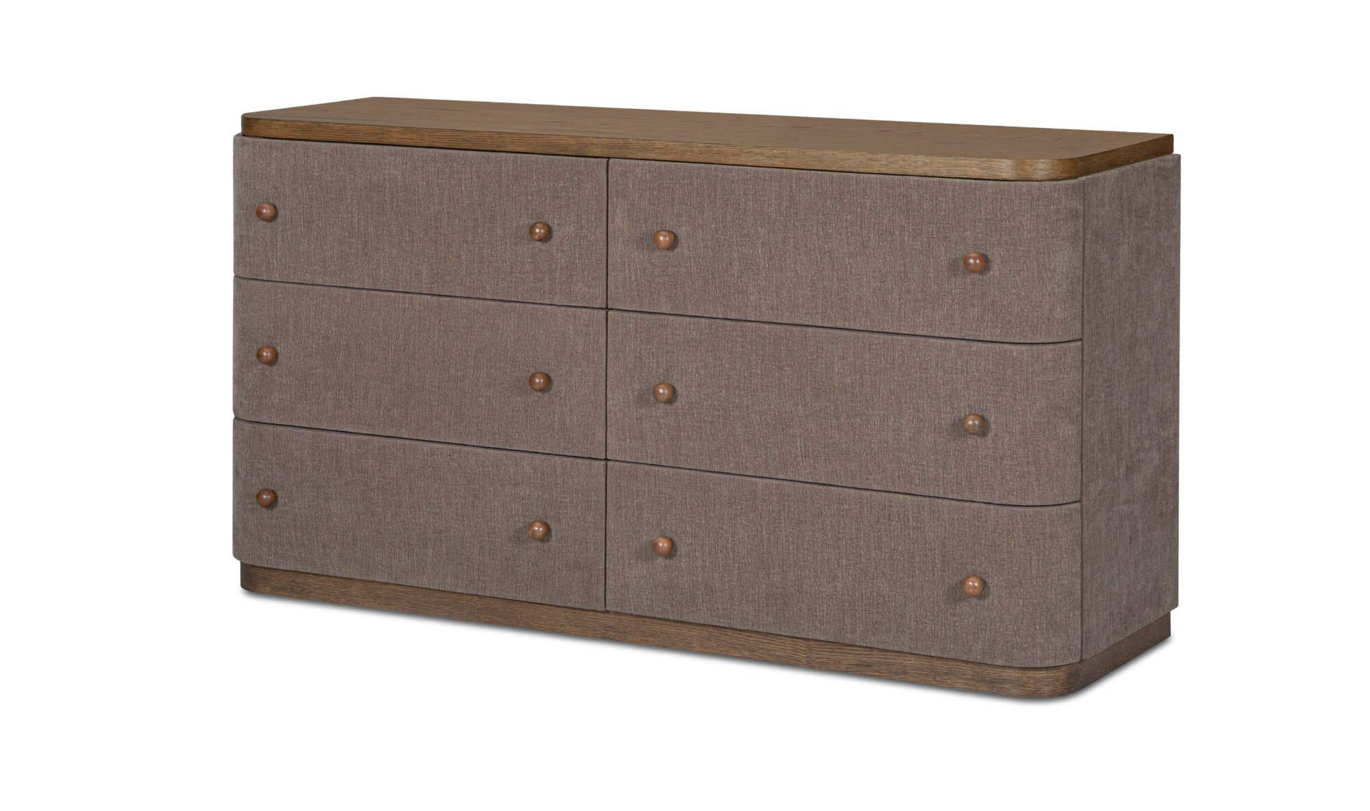 Simone 6 Drawer Dresser Brown by Moe's Home Collection - view 5