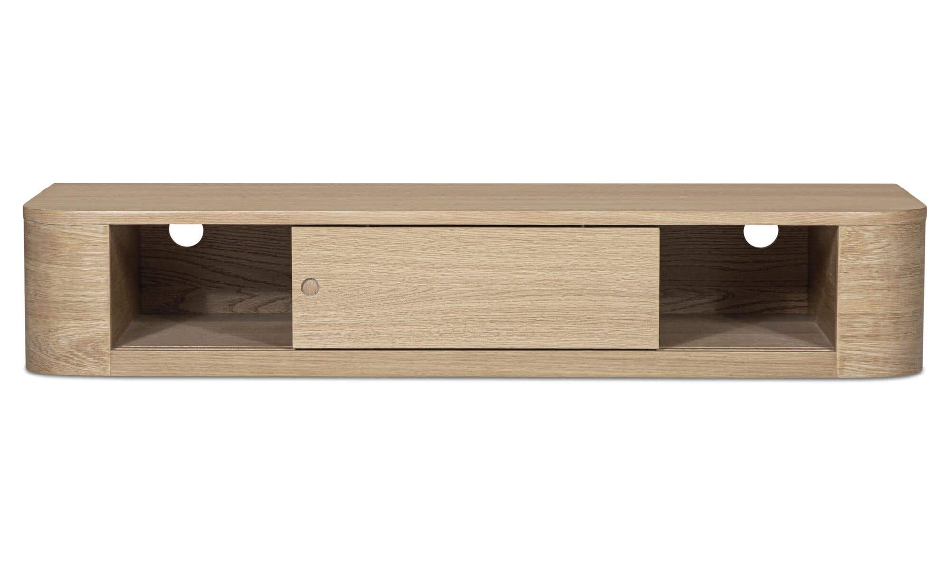 Round Off Floating Console Table Natural by Moe's Home Collection - view 6