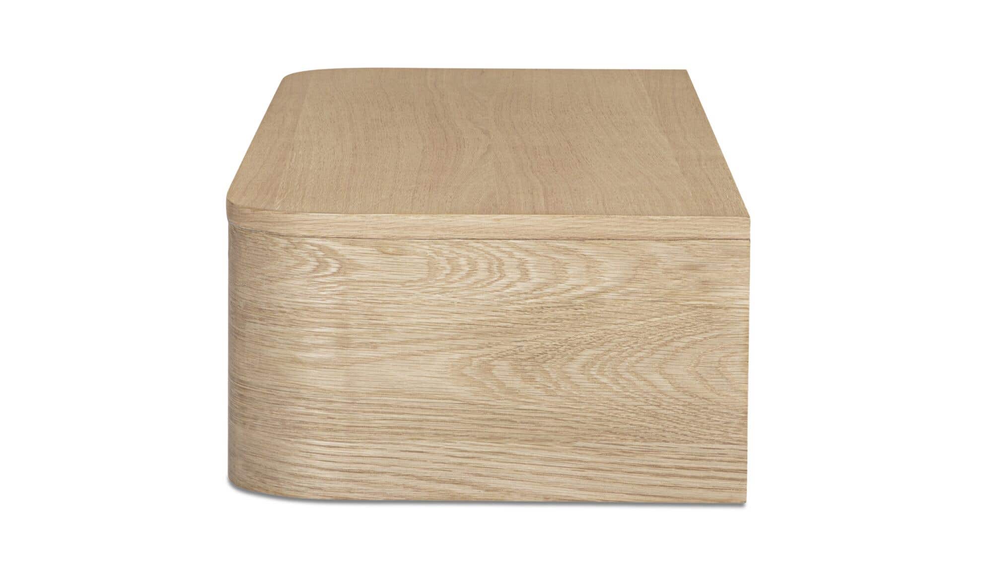 Round Off Floating Console Table Natural by Moe's Home Collection - view 9