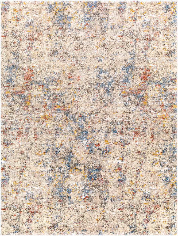 Tuscany Blue/Tan Machine Woven Rug - 12' x 15'