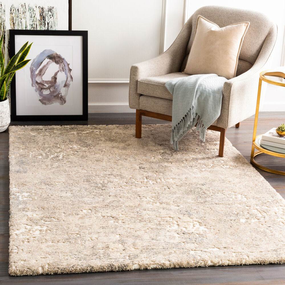 Tuscany Aqua/White Machine Woven Rug TUS-2304 - roomscene