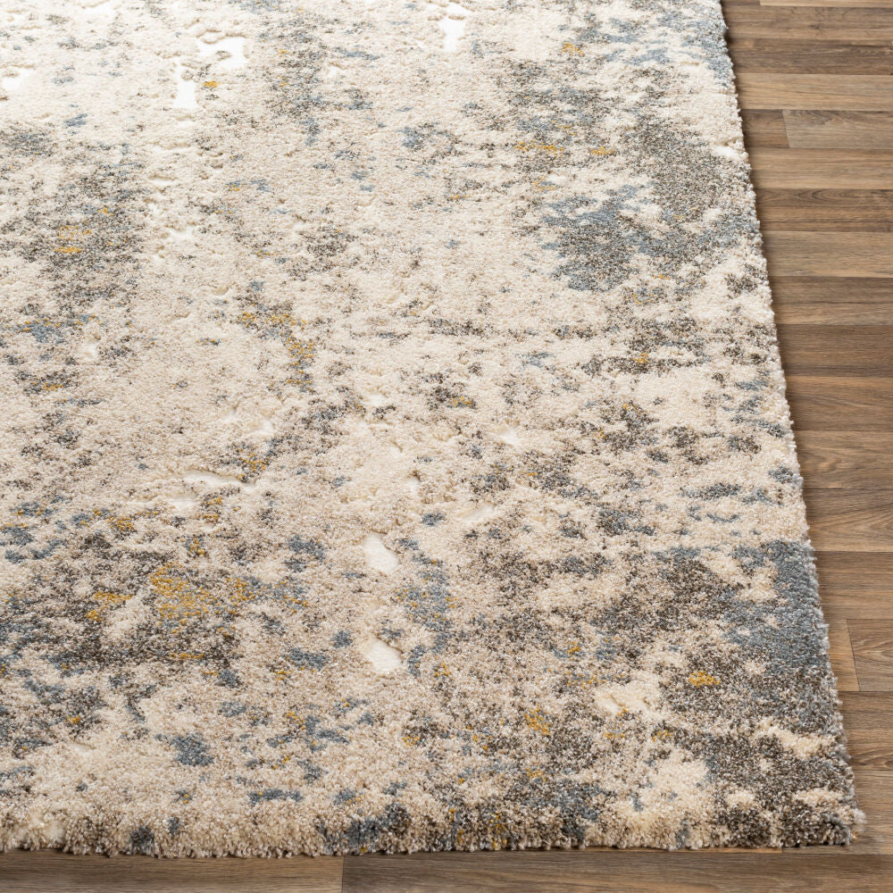 Tuscany Aqua/White Machine Woven Rug TUS-2305 - front