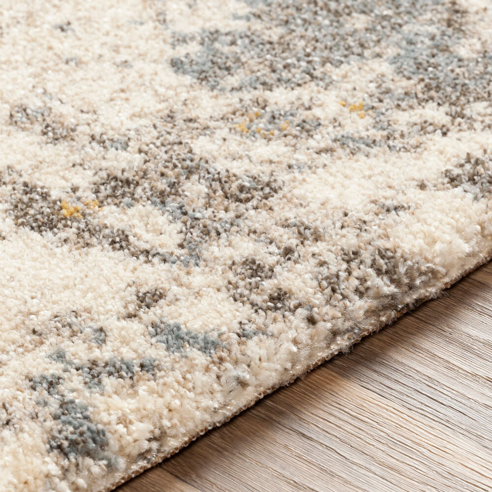 Tuscany Aqua/White Machine Woven Rug TUS-2305 - texture