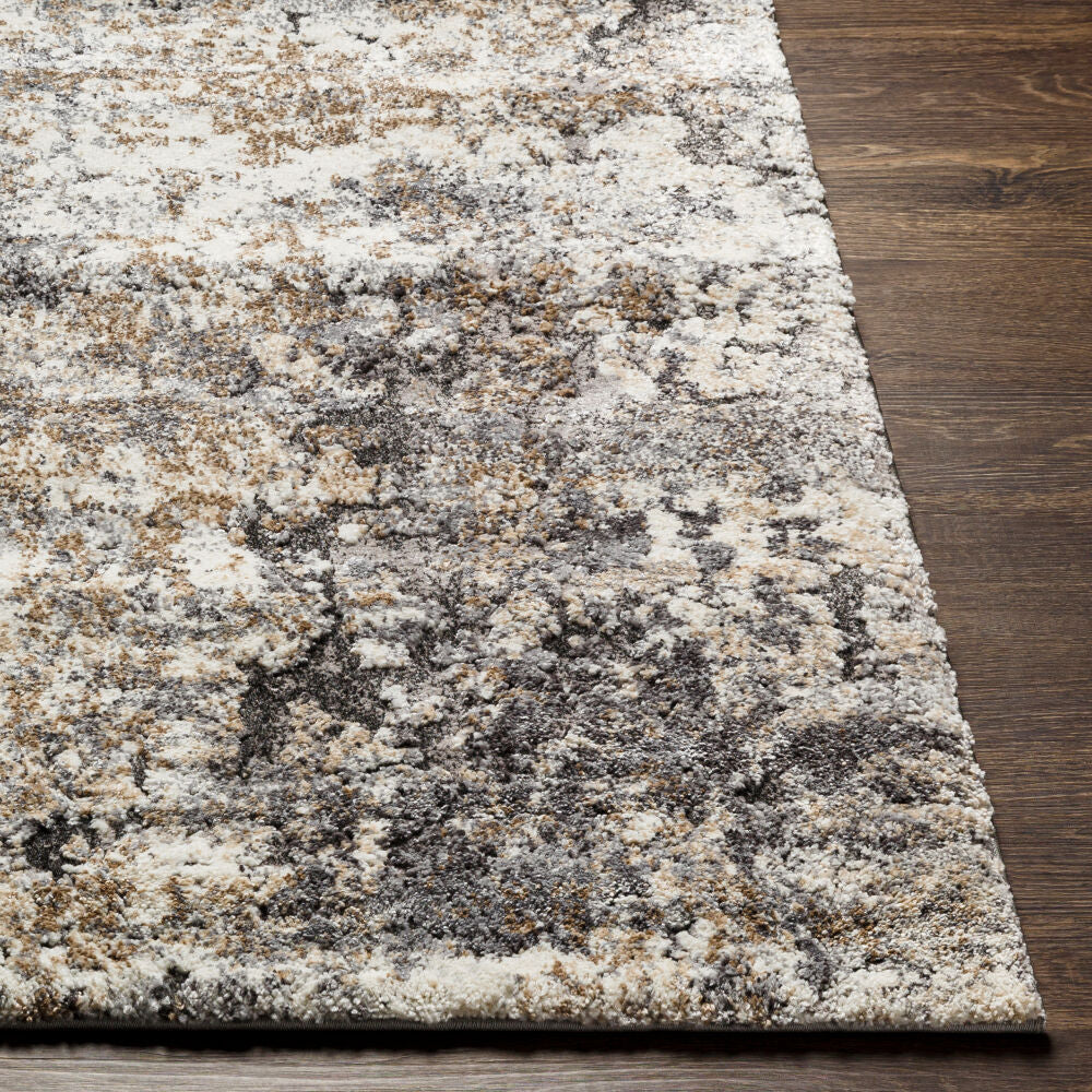 Tuscany Black/Tan Machine Woven Rug TUS-2311 - front