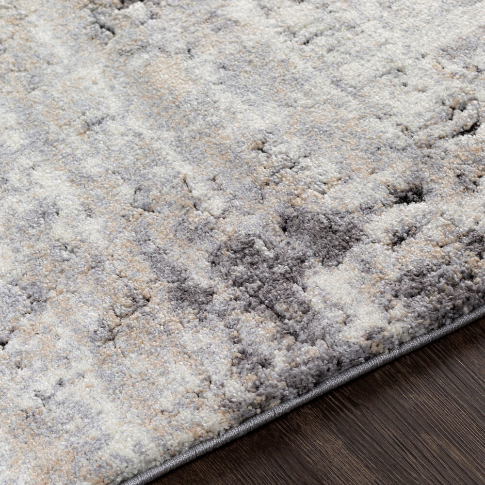 Tuscany Black/Tan Machine Woven Rug TUS-2312 - texture
