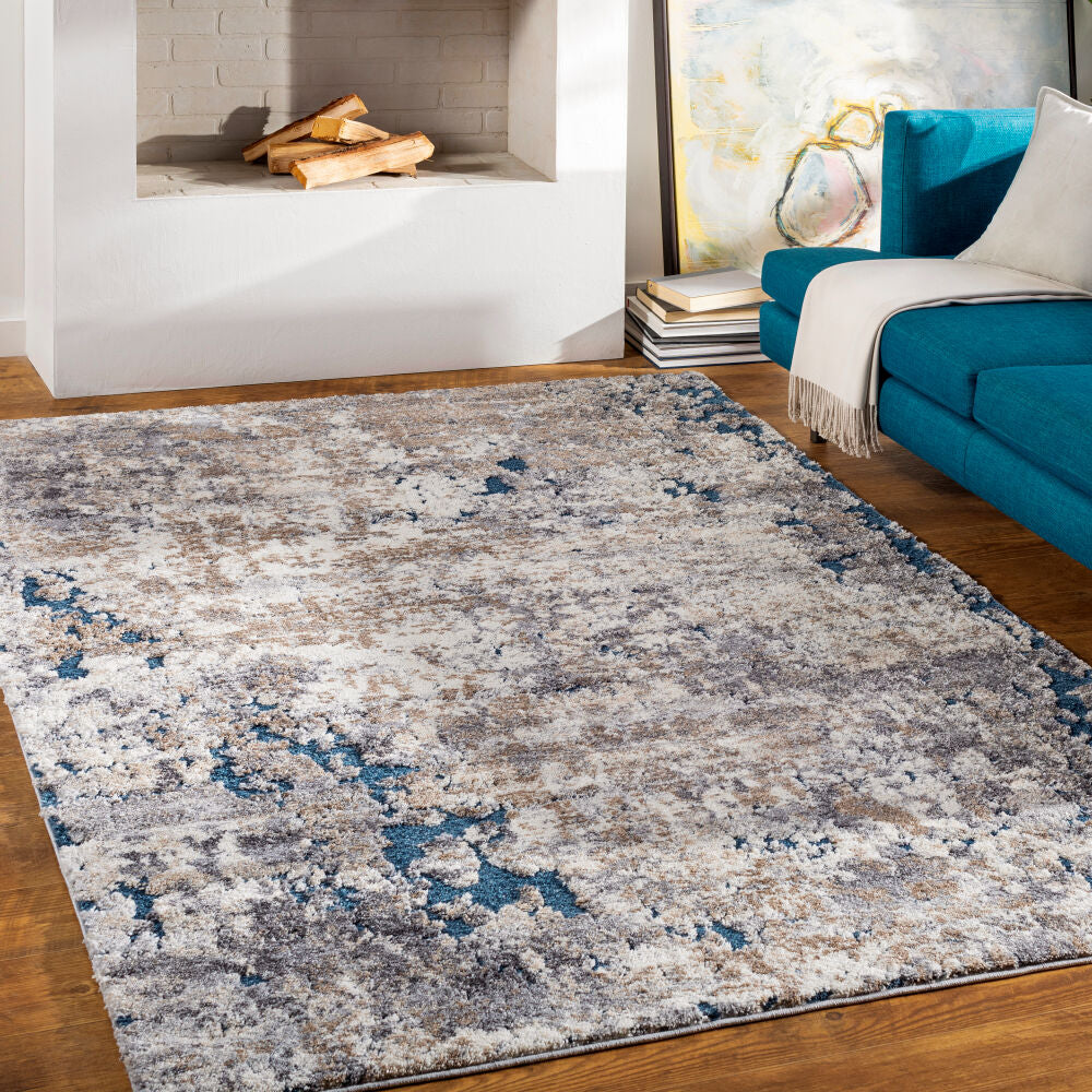 Tuscany Black/Tan Machine Woven Rug TUS-2313 - roomscene