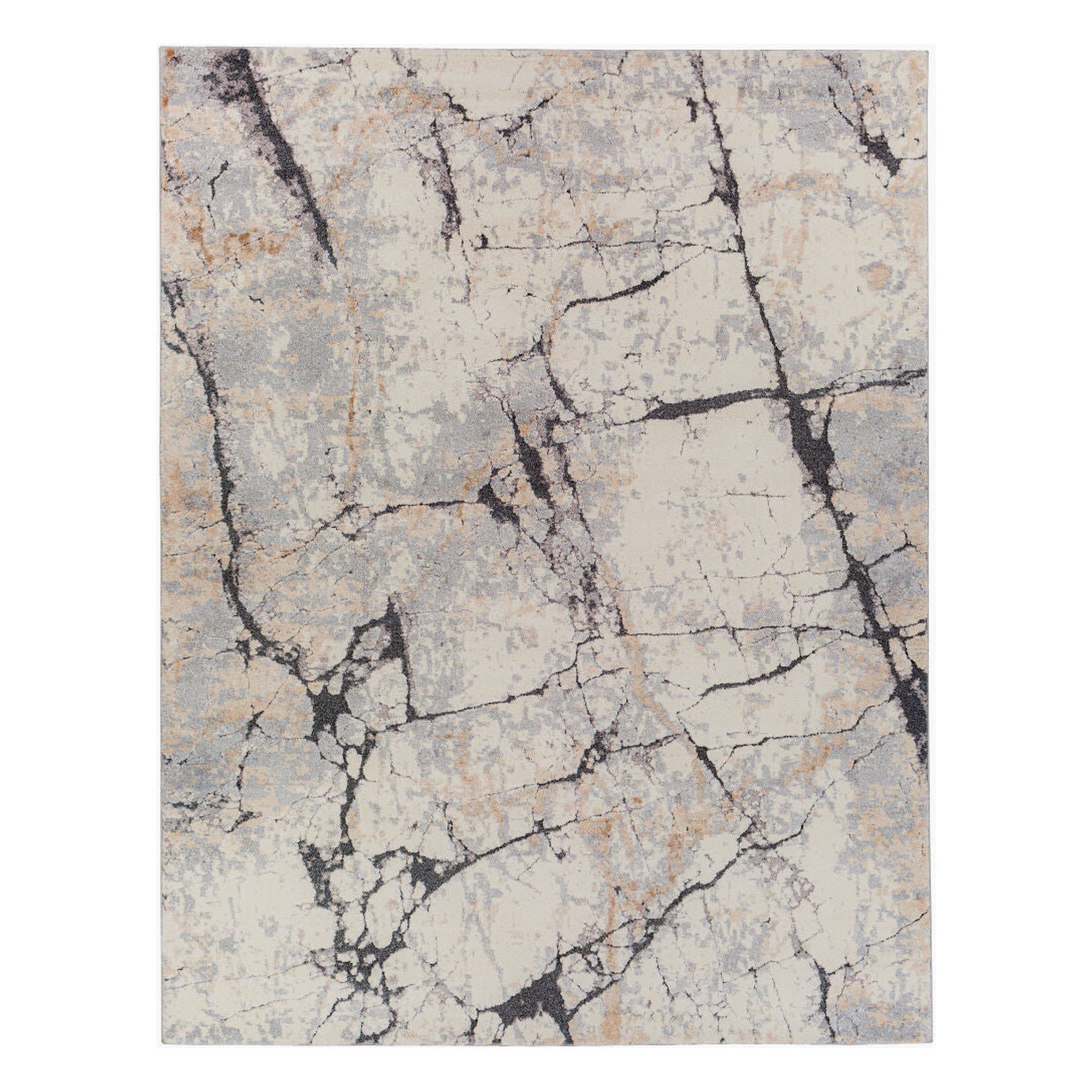 Tuscany Charcoal/Tan Machine Woven Rug TUS-2314 - 12' x 15'