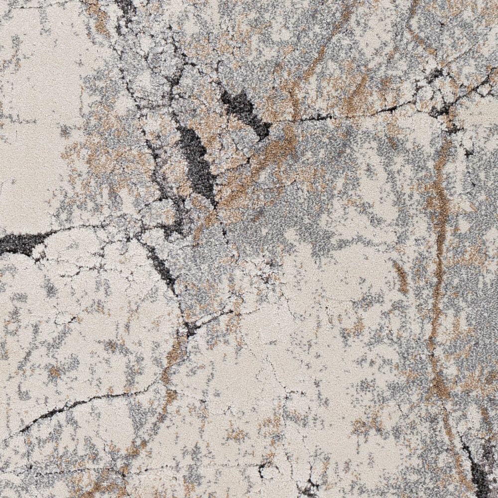 Tuscany Charcoal/Tan Machine Woven Rug TUS-2314 - swatch