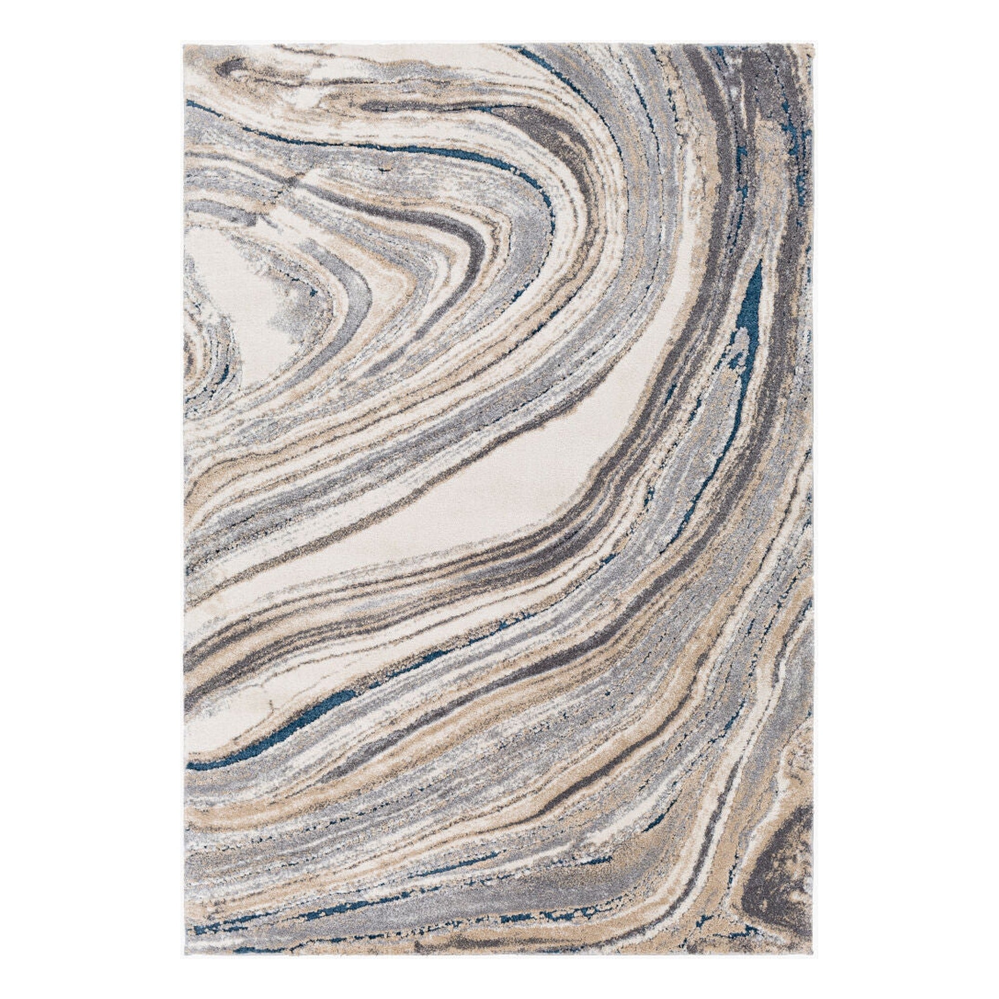 Tuscany Charcoal/Light Gray Machine Woven Rug - 12' x 15'