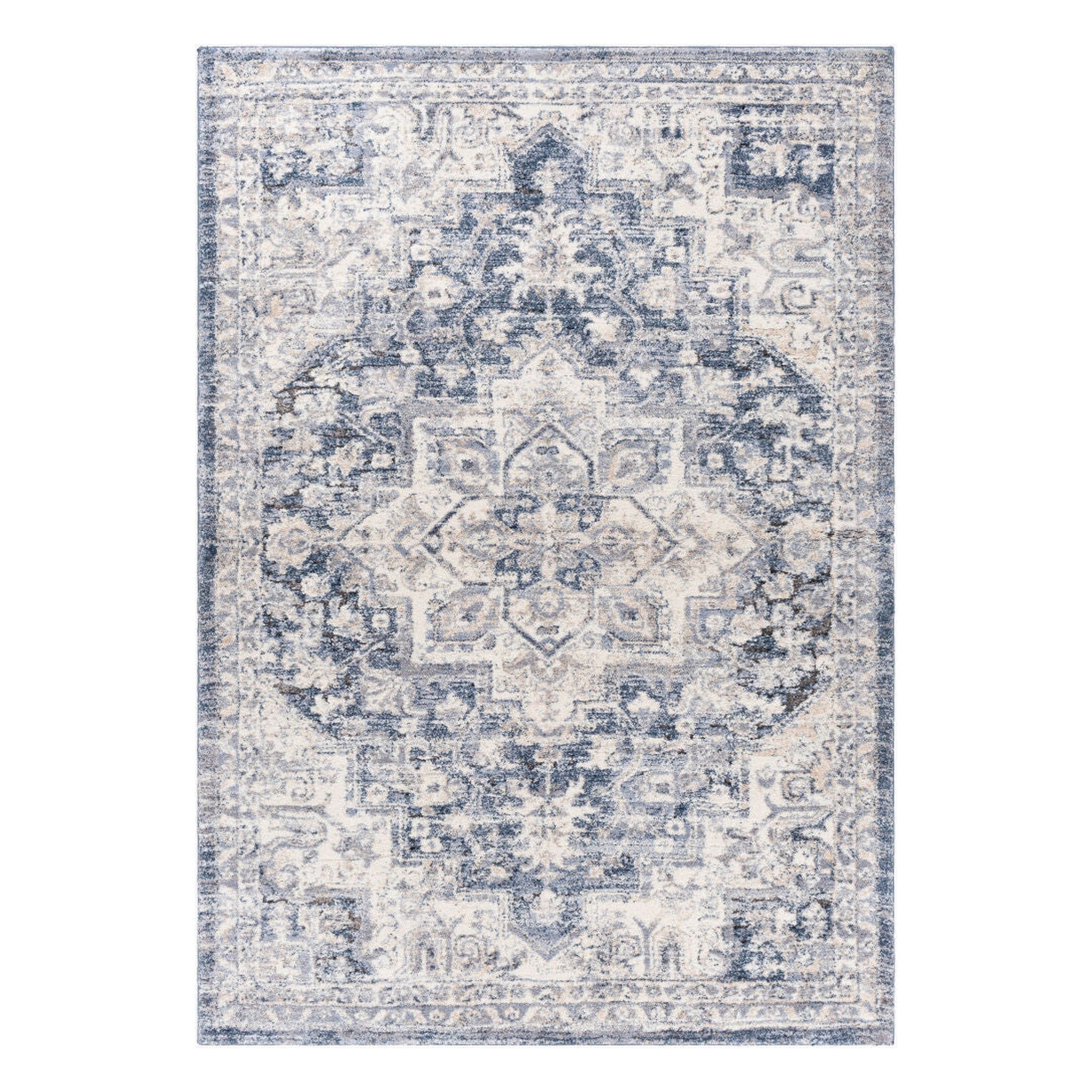 Tuscany Charcoal/Tan Machine Woven Rug TUS-2317 - 12' x 15'