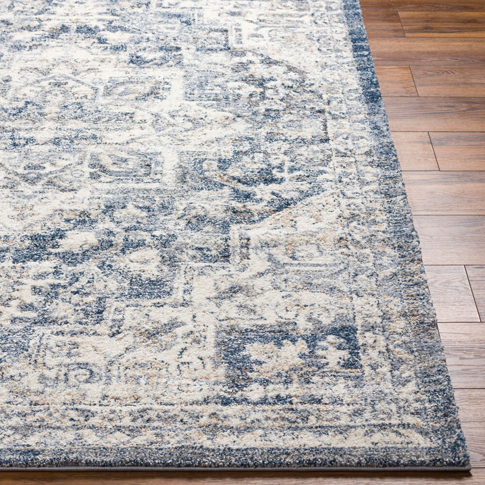 Tuscany Charcoal/Tan Machine Woven Rug TUS-2317 - front