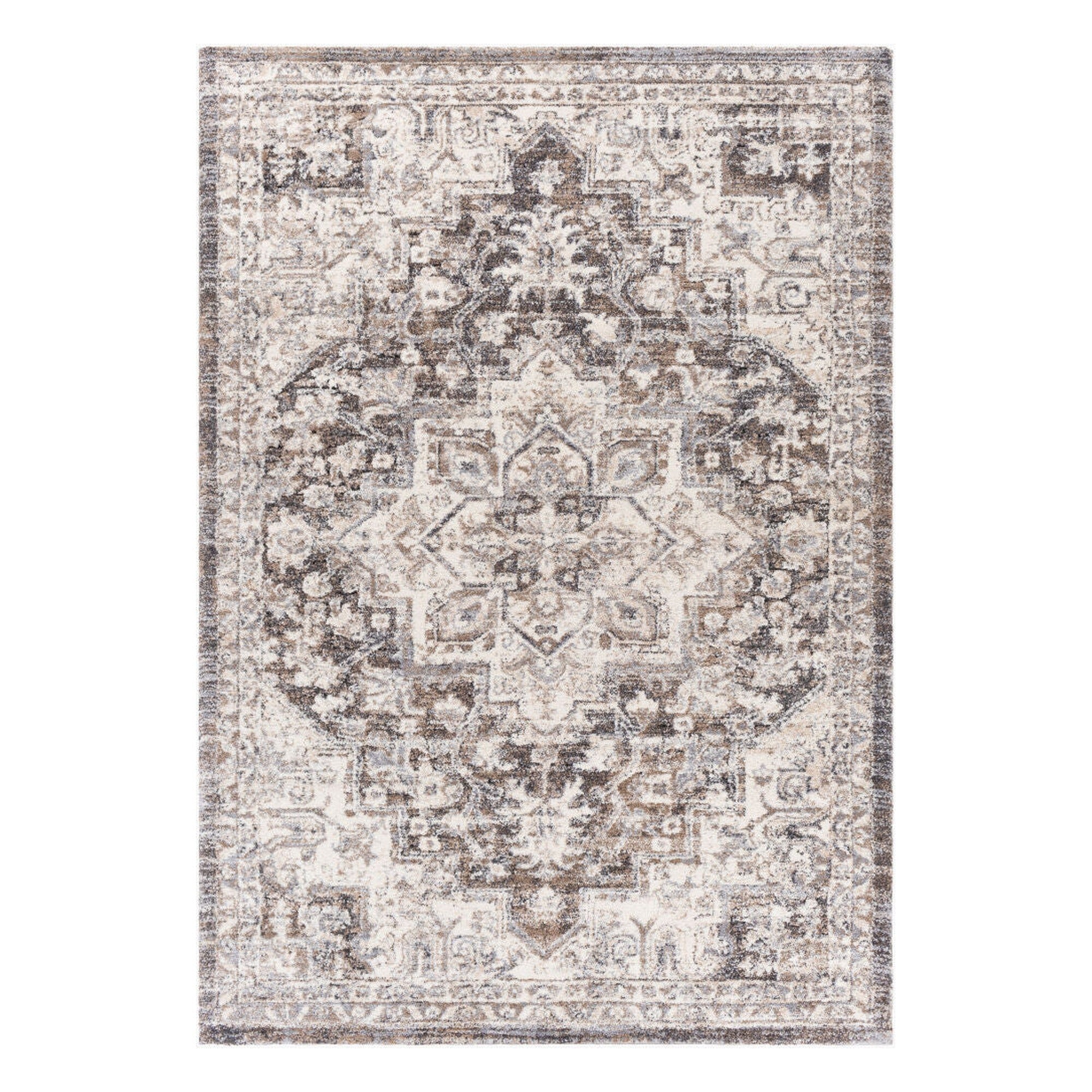 Tuscany Brown/Light Gray Machine Woven Rug TUS-2318 - 12' x 15'