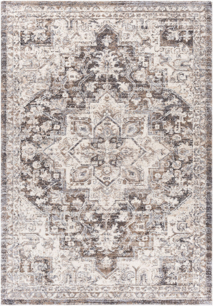 Tuscany Brown/Light Gray Machine Woven Rug TUS-2318 - 12' x 15'