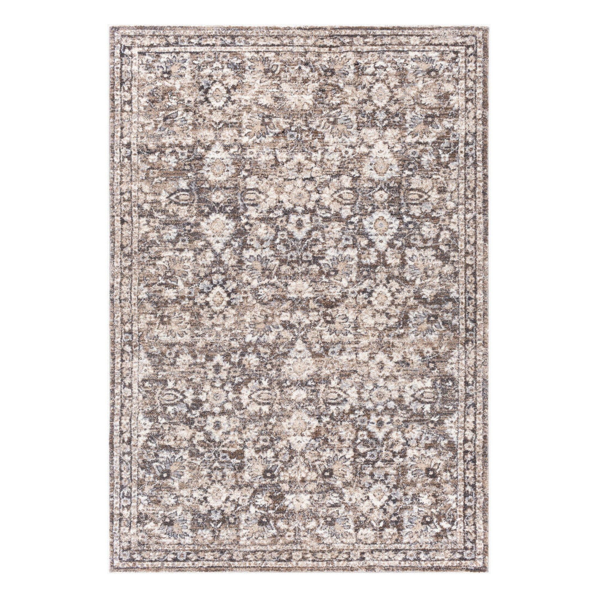 Tuscany Brown/Light Gray Machine Woven Rug TUS-2319 - 12' x 15'