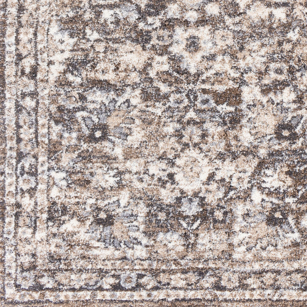 Tuscany Brown/Light Gray Machine Woven Rug TUS-2319 - swatch